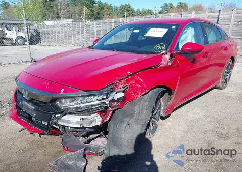 2018 Honda Accord Sport из США, поврежденный, VIN 1HGCV1F34JA054565